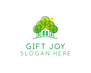 Green Forest House logo design