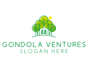 Green Forest House logo design