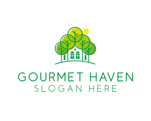 Green Forest House logo design