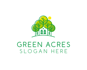 Green Forest House logo design