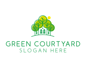 Green Forest House logo design