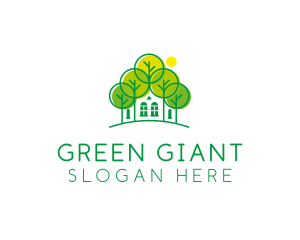 Green Forest House logo design