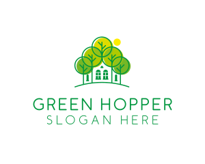 Green Forest House logo design