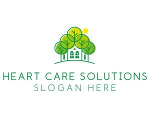 Green Forest House logo design