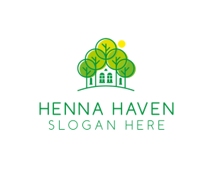 Green Forest House logo design