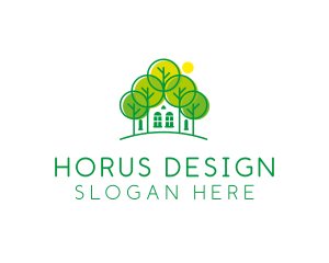 Green Forest House logo design