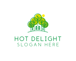 Green Forest House logo design