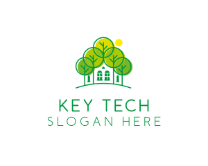 Green Forest House logo design