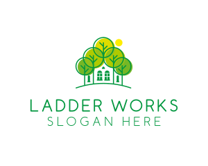 Green Forest House logo design