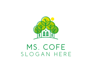 Green Forest House logo design