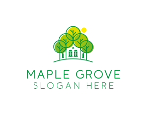 Green Forest House logo design