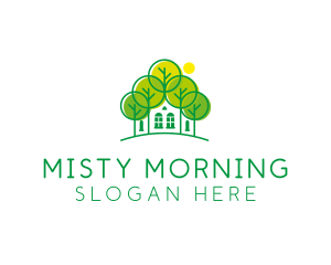 Green Forest House logo design