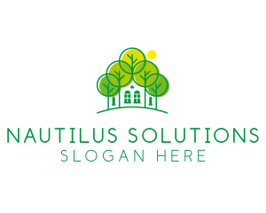 Green Forest House logo design