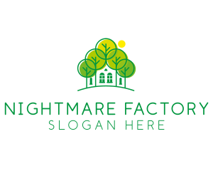 Green Forest House logo design