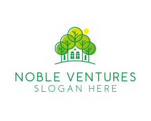 Green Forest House logo design