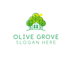 Green Forest House logo design