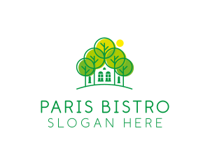 Green Forest House logo design