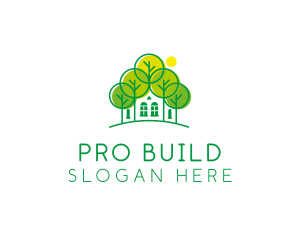 Green Forest House logo design