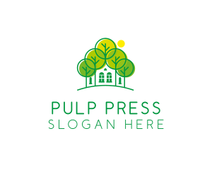 Green Forest House logo design