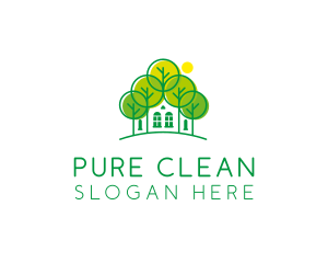 Green Forest House logo design