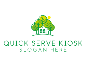 Green Forest House logo design