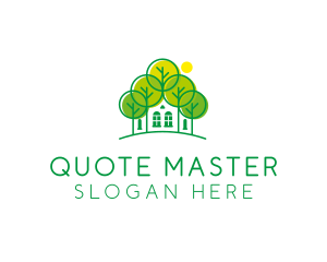 Green Forest House logo design