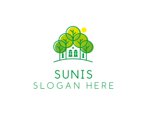 Green Forest House logo design