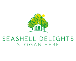 Green Forest House logo design