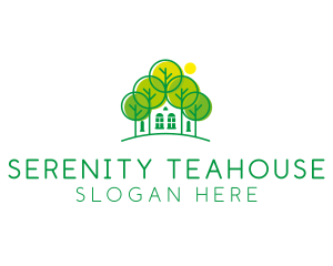 Green Forest House logo design