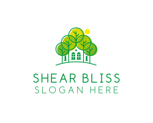 Green Forest House logo design