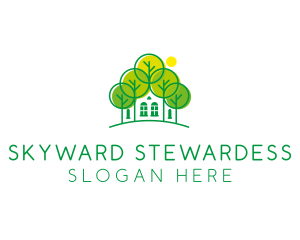 Green Forest House logo design