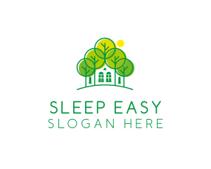 Green Forest House logo design