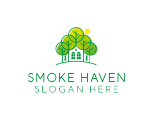 Green Forest House logo design