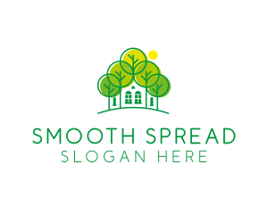 Green Forest House logo design