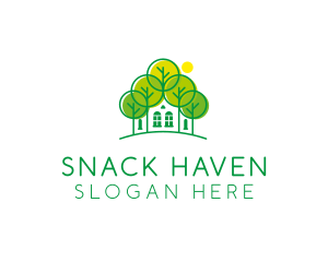 Green Forest House logo design