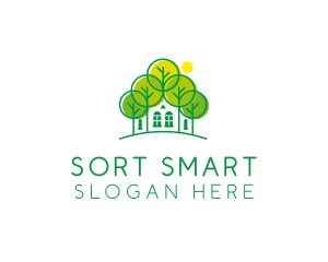 Green Forest House logo design