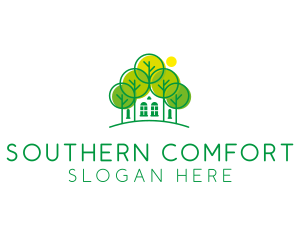 Green Forest House logo design