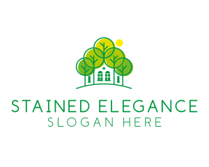 Green Forest House logo design