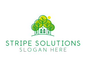 Green Forest House logo design