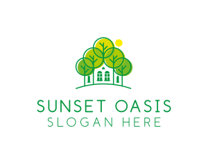 Green Forest House logo design