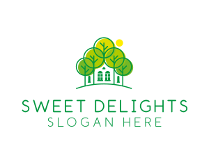 Green Forest House logo design