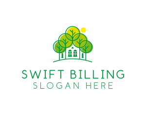 Green Forest House logo design