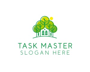 Green Forest House logo design