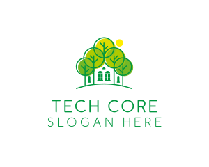 Green Forest House logo design