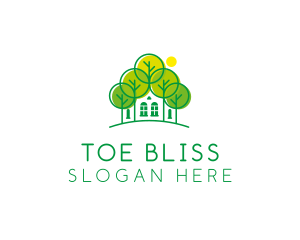 Green Forest House logo design