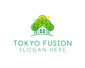 Green Forest House logo design