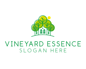 Green Forest House logo design