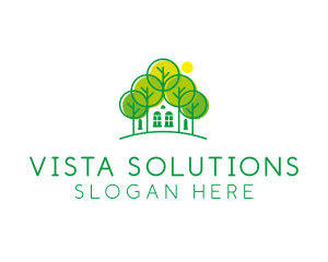 Green Forest House logo design