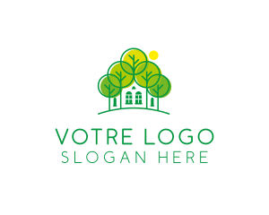 Green Forest House logo design