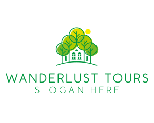 Green Forest House logo design